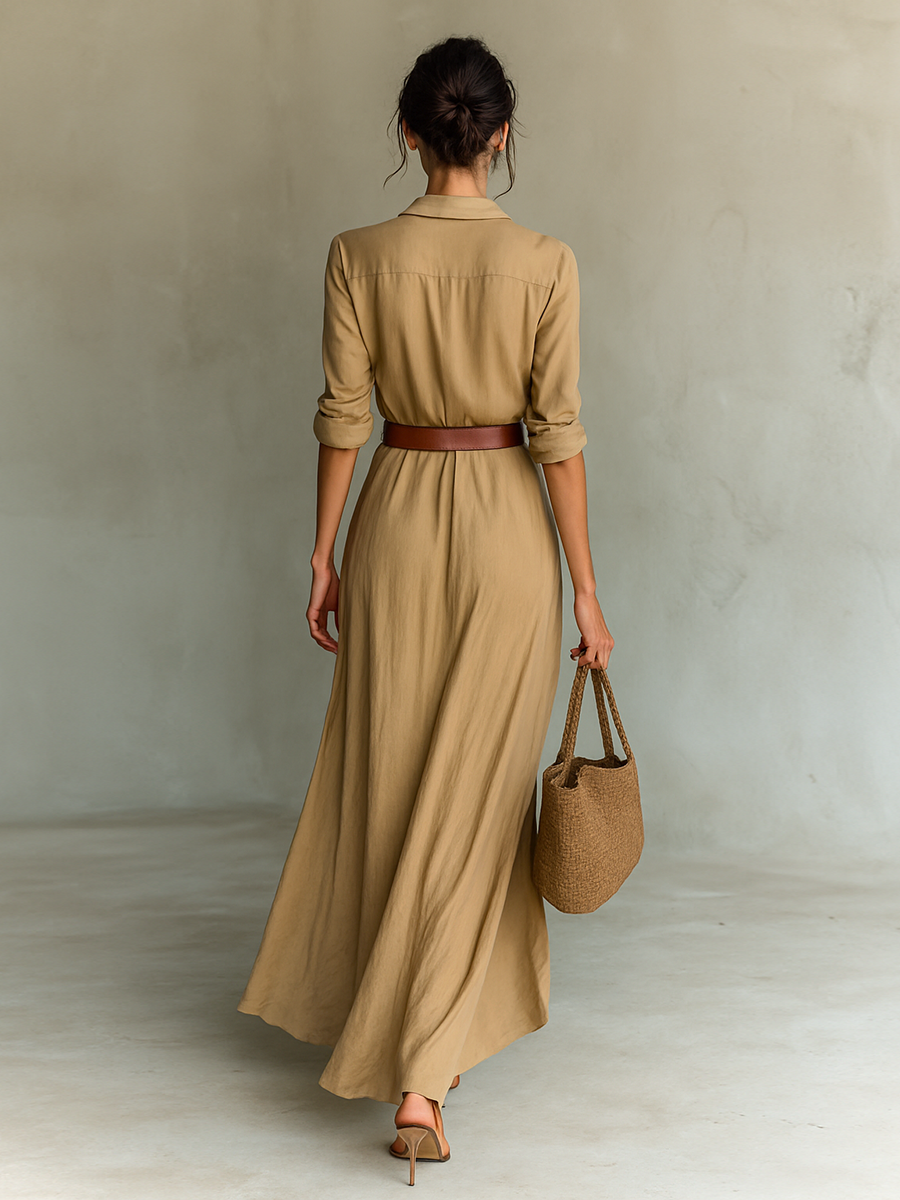 Vicenta - Vestido Maxi Casual
